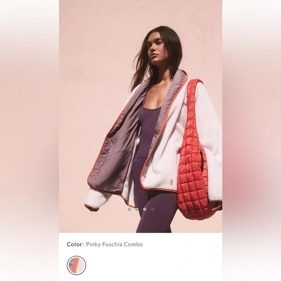 Free People Hit the Slopes Shawl Jacket Size Medium NWT - Picture 3 of 16